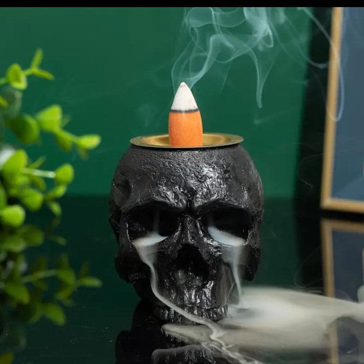 Backflow Smoking Eyes Skull Incense Burners