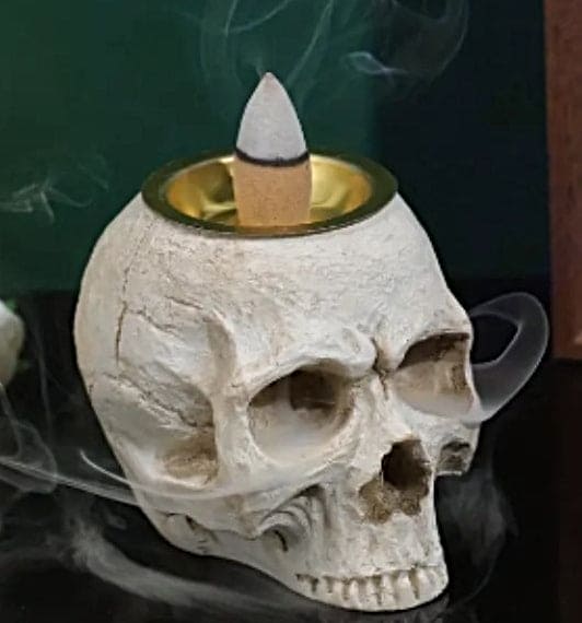 Backflow Smoking Eyes Skull Incense Burners
