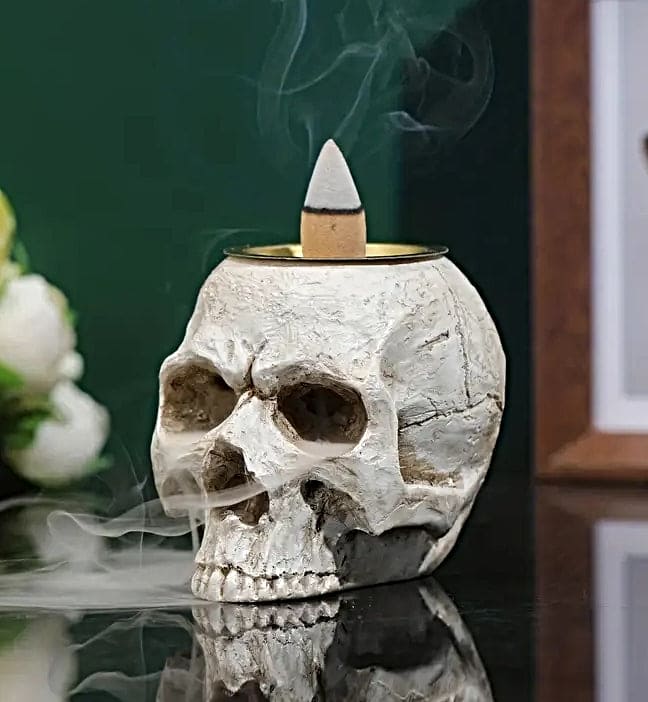 Backflow Smoking Eyes Skull Incense Burners