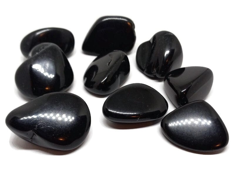 Black Obsidian Raw Rough Tumbled or Set of Both lowest cost- Guiding Lights Boutique