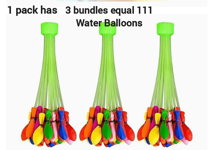 111pcs Self Sealing Magic Happy Baby Fast Fill Water Balloons No Tie - Guiding Lights Boutique