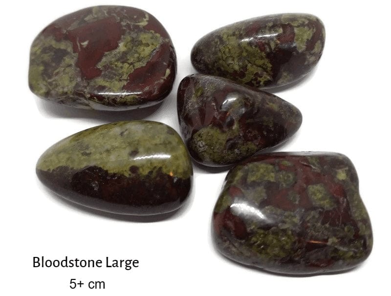 Bloodstone tumbled 5+cm Large $7.95 Guiding Lights Boutique