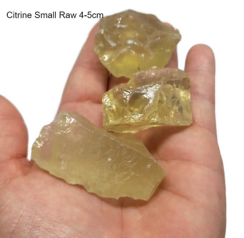 Citrine Natural Crystal Raw, Rough, Tumbled or a Set of Both Joy, Abundance and Light-Guiding Lights Boutique