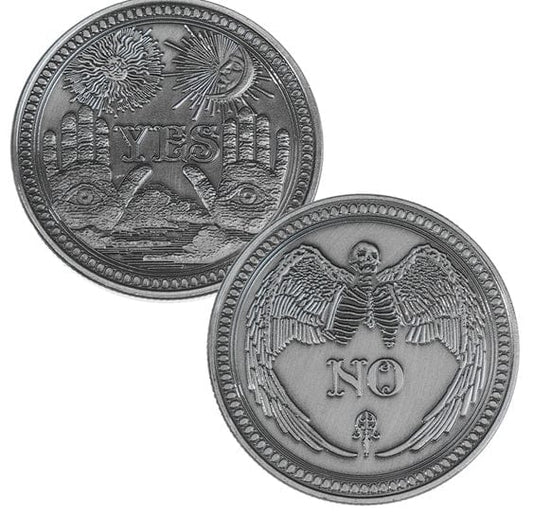 Silver Skull Decision Fate Coin Hobo Nickel no money value Commemorative Coin - Guiding Lights Boutique