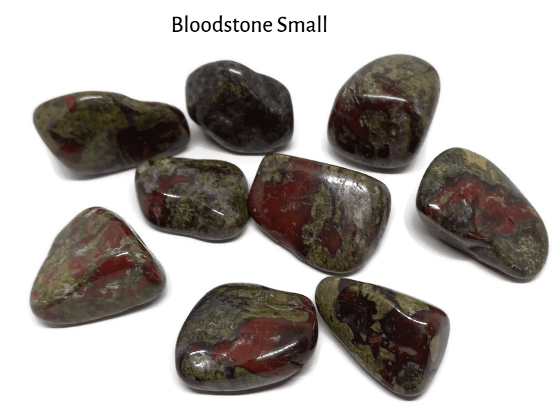 Bloodstone tumbled small 3cm $4.95 Guiding Lights Boutique