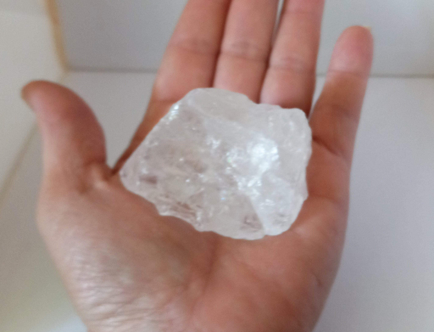 Clear Quartz Natural Raw Rough or Tumbled Spiritual Crystal Chunk Mined in Brazil - Guiding Lights Boutique