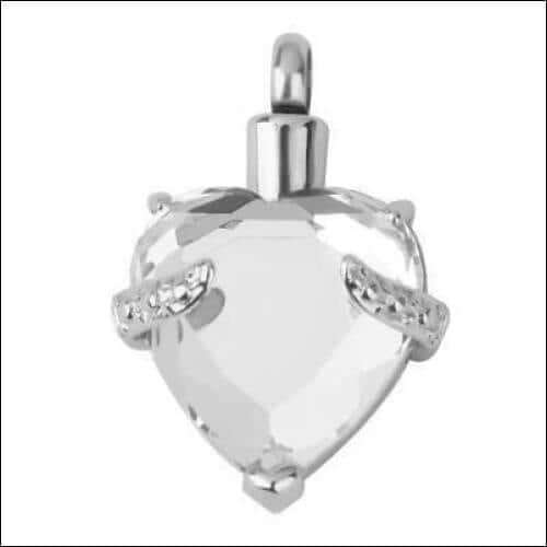 Crystal Clear Memorial Urn Necklace - Guiding Lights Boutique