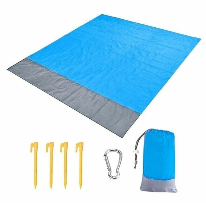 Extra-Large Beach Mat Picnic Blanket Sand Free Waterproof & Compact 210 cm x 200 cm - Guiding Lights Boutique