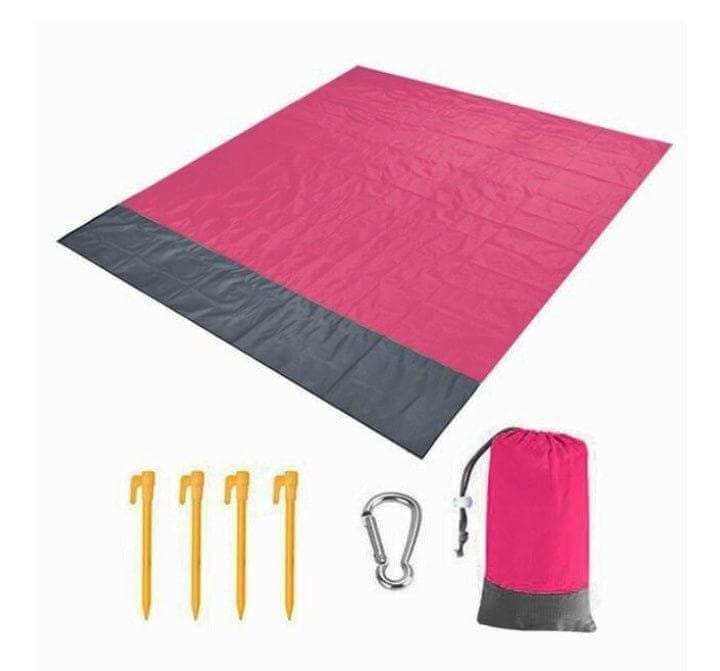 Extra-Large Beach Mat Picnic Blanket Sand Free Waterproof & Compact 210 cm x 200 cm - Guiding Lights Boutique