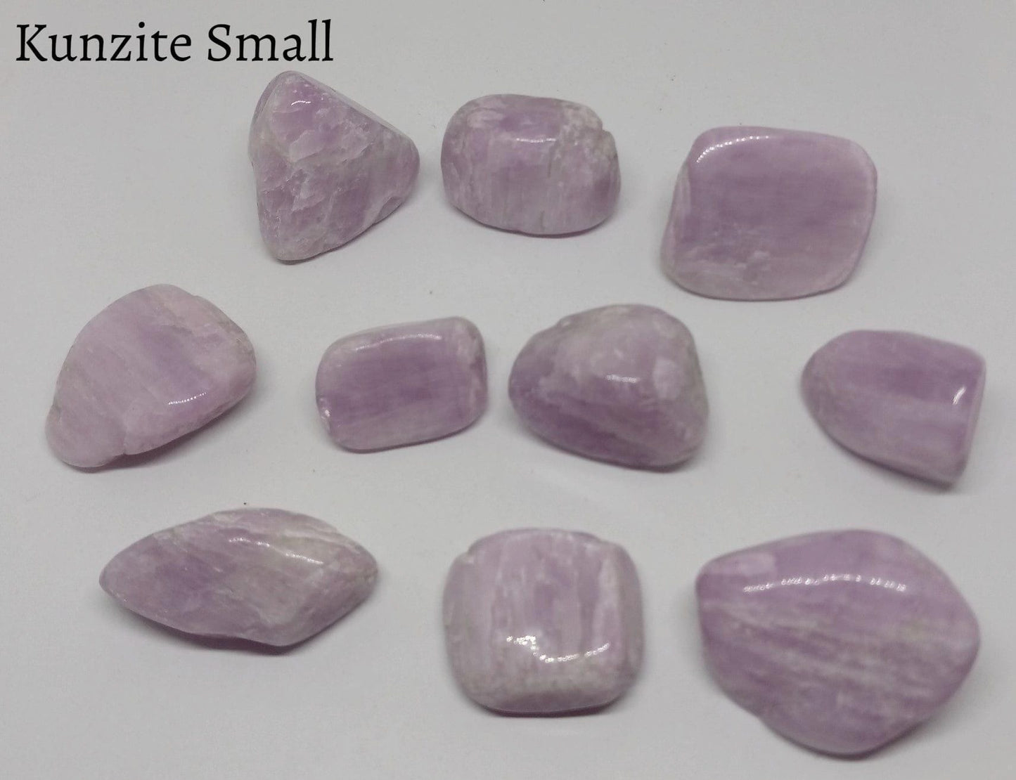 Kunzite Natural Crystal Tumbled Top Quality Purple Kunzite Stone - Guiding Lights Boutique