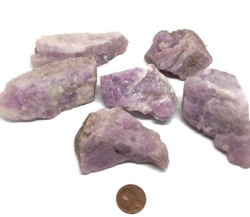 Kunzite Natural Crystal Tumbled Top Quality Purple Kunzite Stone