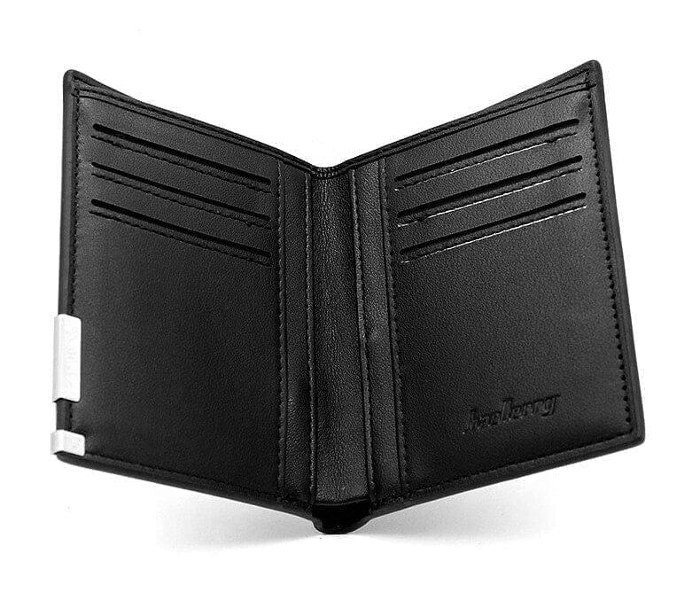 Men's Skull Wallet's Black Pu Leather Slim Billfold Slim - Guiding Lights Boutique