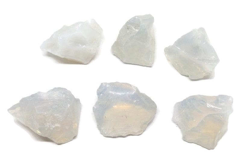 Opalite Quartz Raw Mineral Specimen Rough Stone-with info card-Guiding Lights Boutique