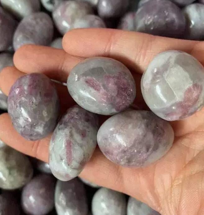 Plum Blossom Tourmaline reducing stress & anxiety crystal gemstone - Guiding Lights Boutique