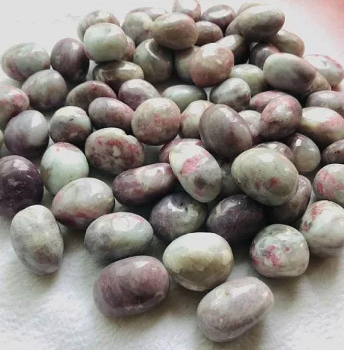 Plum Blossom Tourmaline reducing stress & anxiety crystal gemstone - Guiding Lights Boutique