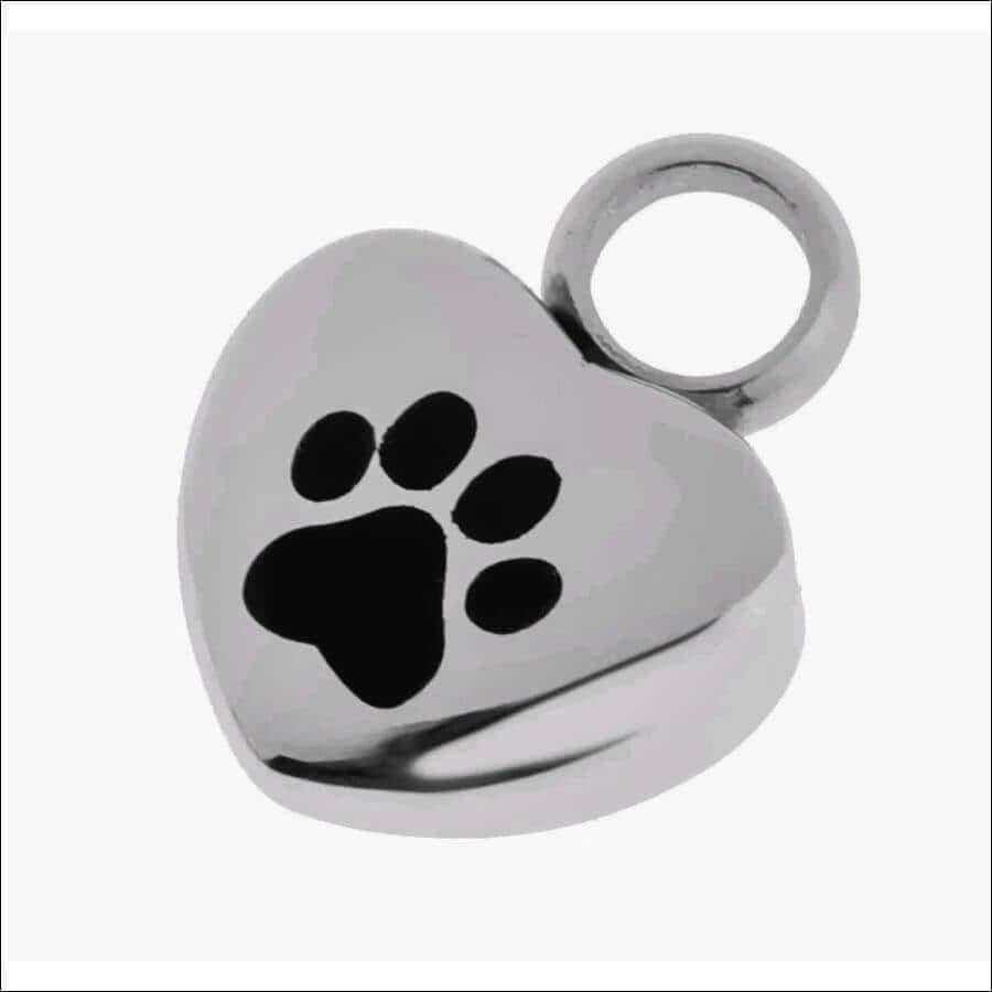 Small Pet Heart Memorial Urn Necklace - Guiding Lights Boutique