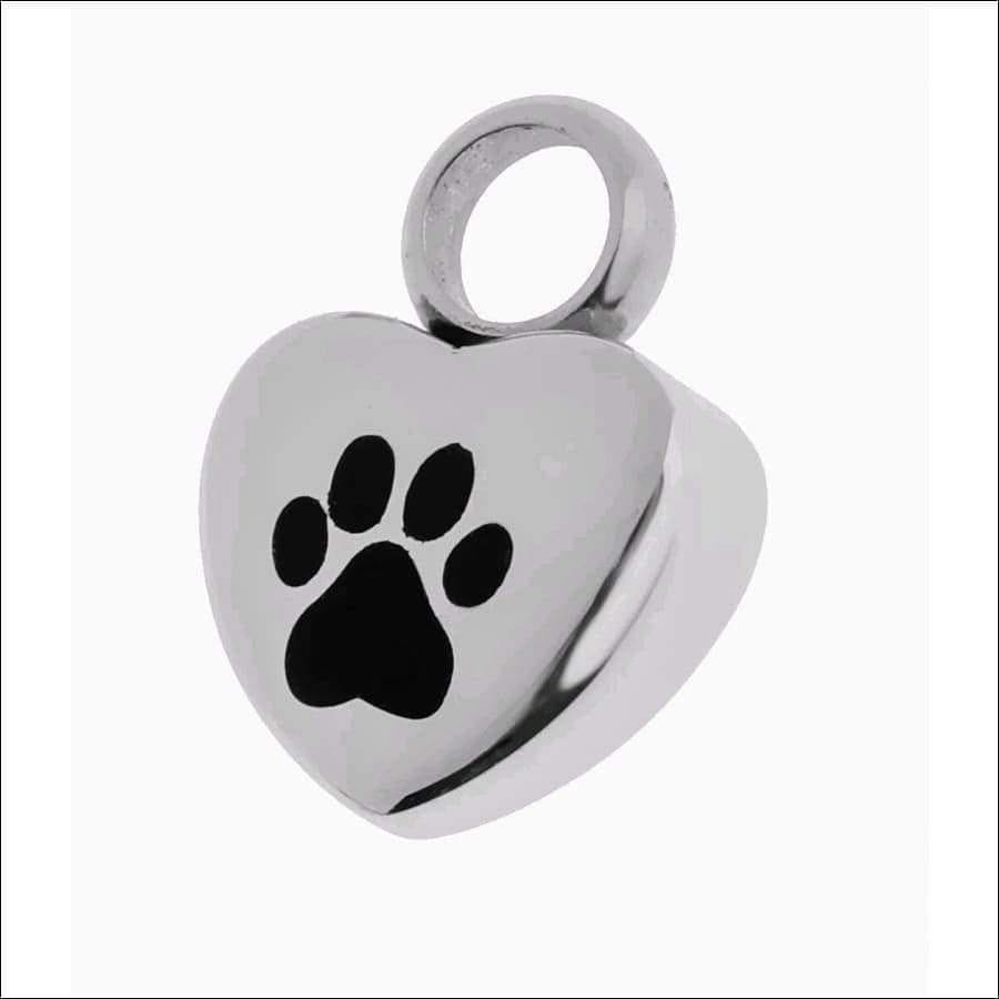 Small Pet Heart Memorial Urn Necklace - Guiding Lights Boutique