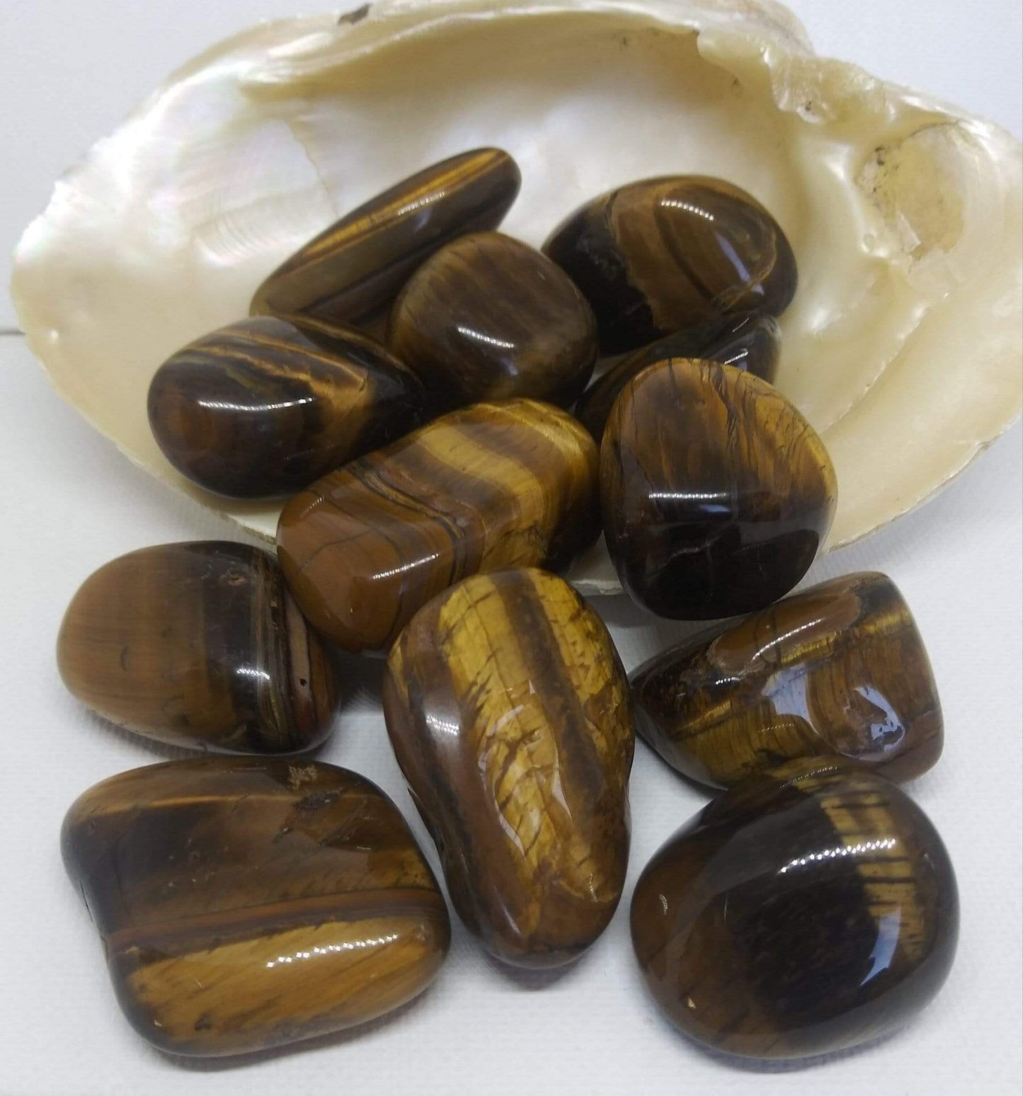 Tiger Eye Natural Crystal Gemstone Stone Tumbled High Quality - Guiding Lights Boutique