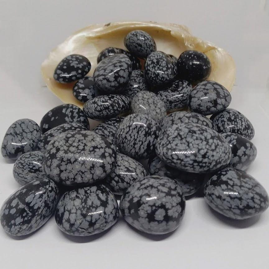 Top Quality Snowflake Obsidian Natural Tumbled Reiki Crystal $2.25 - Guiding Lights Boutique