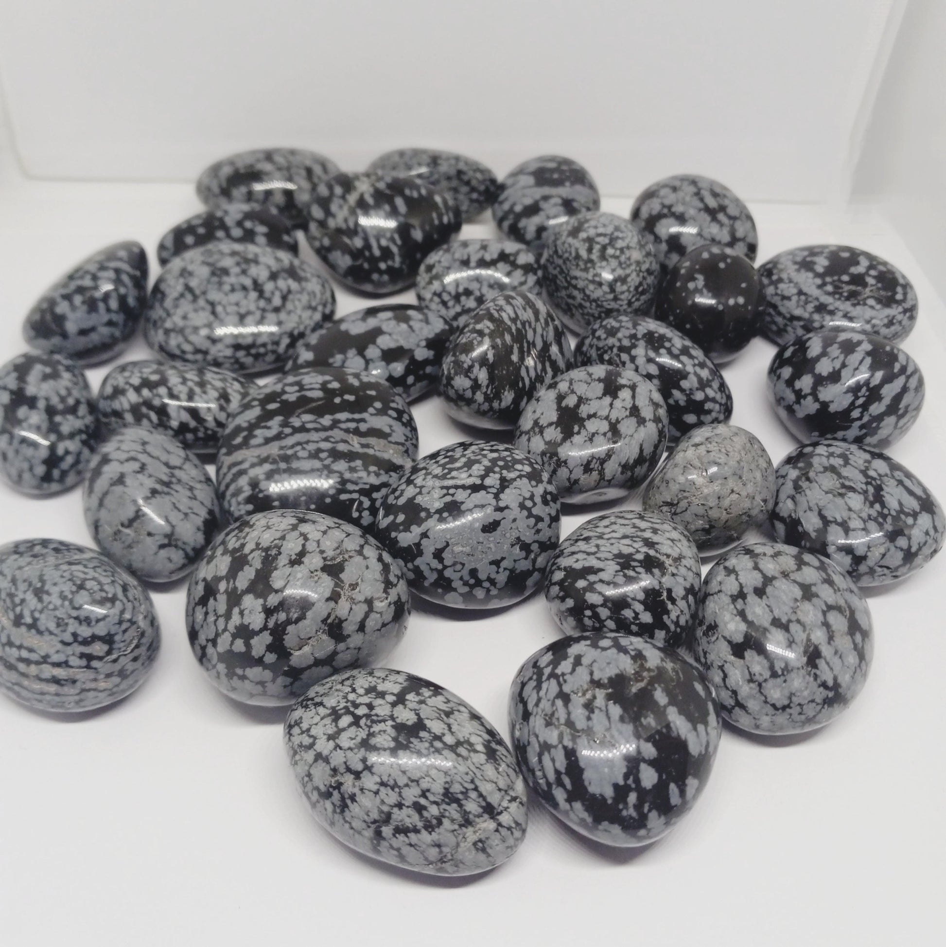 Top Quality Snowflake Obsidian Natural Tumbled Reiki Crystal $2.25 - Guiding Lights Boutique