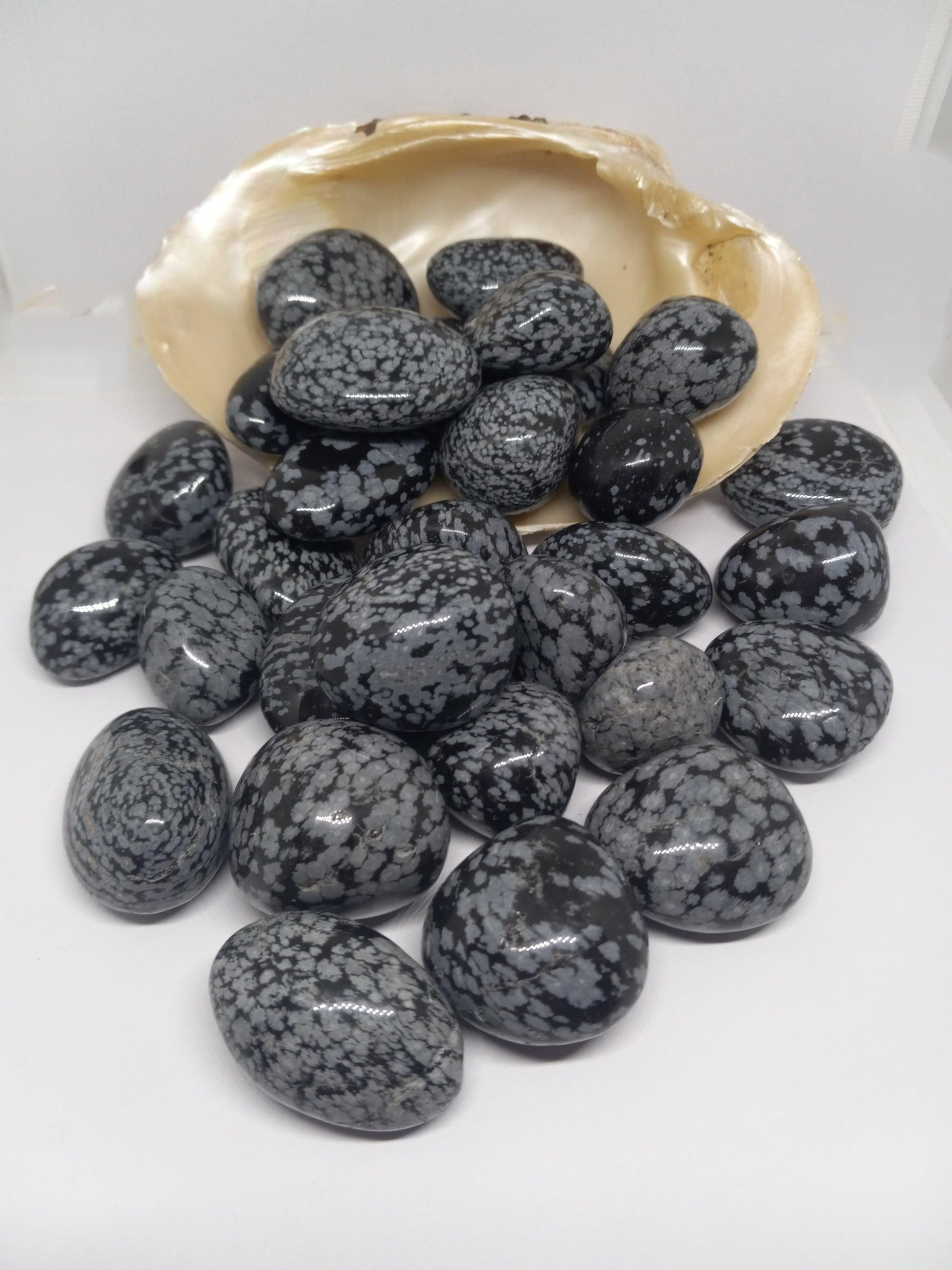 Top Quality Snowflake Obsidian Natural Tumbled Reiki Crystal $2.25 - Guiding Lights Boutique