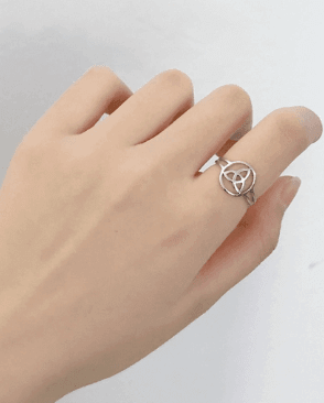 Trinity Knot Triquetra High Shine Stainless Steel Celtic Knot Ring - Guiding Lights Boutique