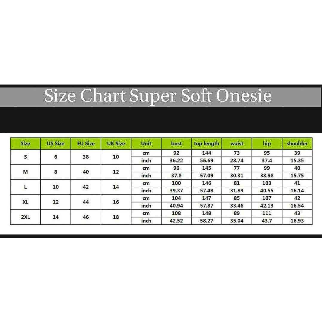 Woman's Soft Onesie Thick Zip Up Hooded Long Sleeve Onesie Pajamas Jumpsuit - Guiding Lights Boutique